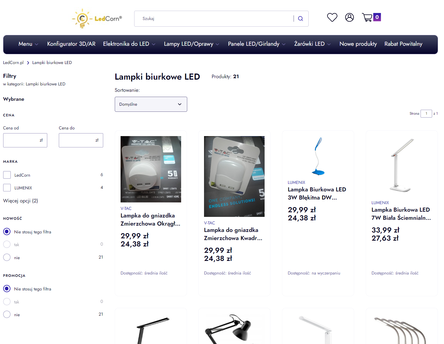 Lampki biurkowe LED - jakie oświetlenie do pracy przy komputerze jest najlepsze dla wzroku?