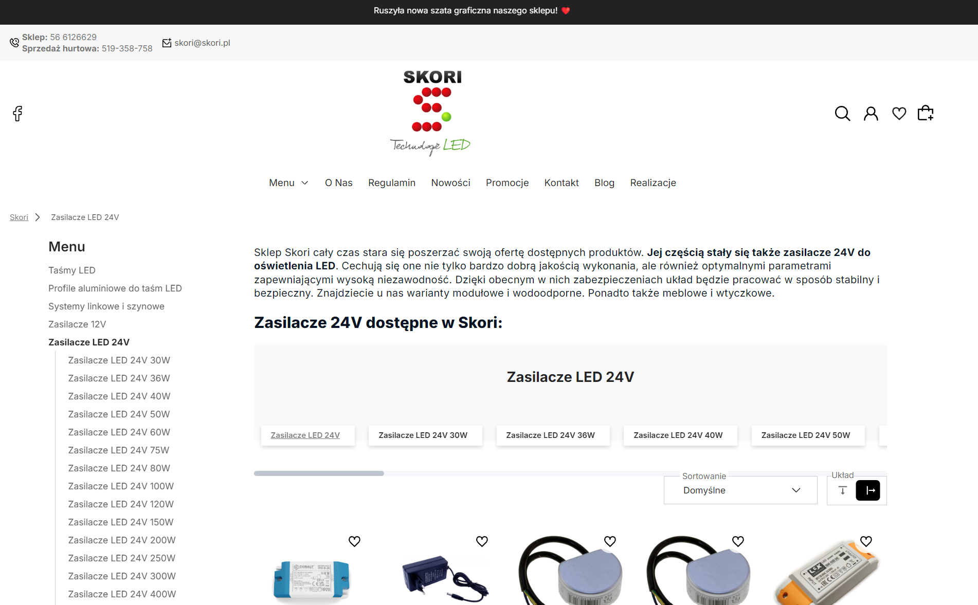 Jak dobrać zasilacz LED 24V do taśm, modułów i profili oświetleniowych? Praktyczny przewodnik dla użytkowników