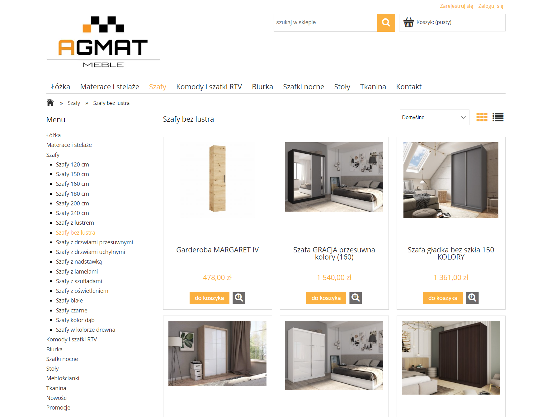 Szafy bez lustra do małych mieszkań - jak dobrać model, by nie przytłoczyć wnętrza?