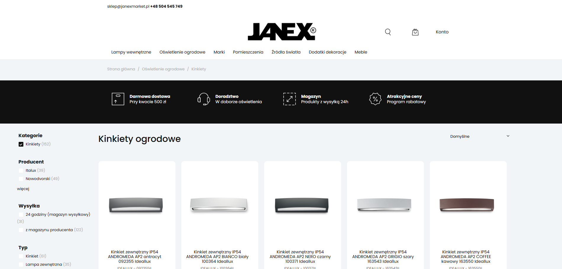 Oświetlenie elewacji i ogrodu – dlaczego kinkiety zewnętrzne są niezbędne w nowoczesnym domu?