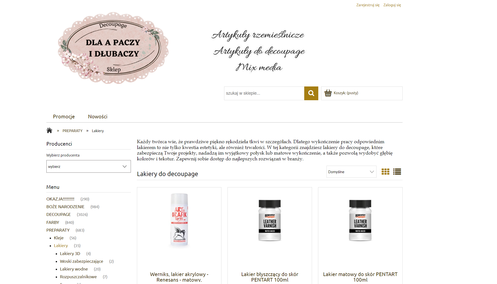 Lakiery do decoupage - jak wybrać wykończenie do Twoich projektów DIY?