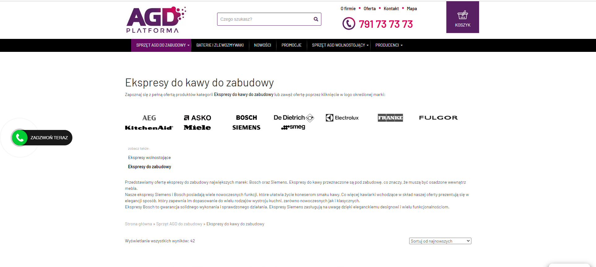 Jak wybrać ekspres do kawy do zabudowy, aby pasował do stylu nowoczesnej kuchni?