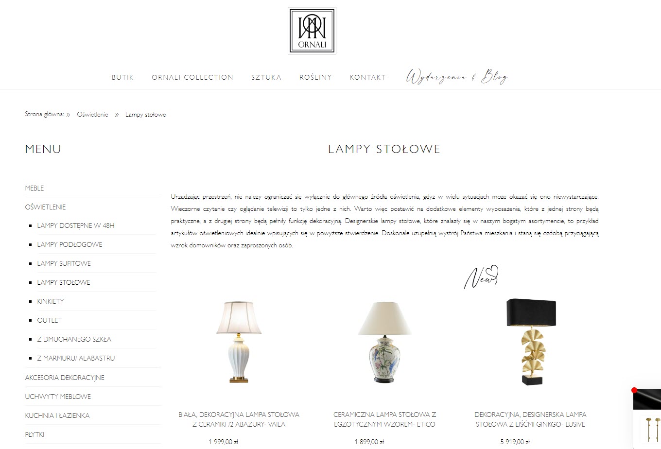 Gdzie najlepiej ustawić lampy stołowe glamour, żeby stworzyć klimat?